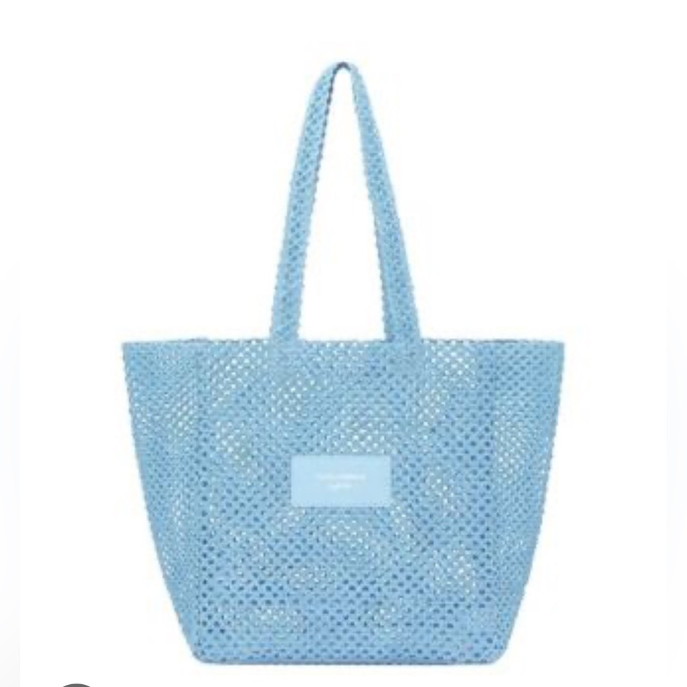 Dolce & Gabana Beach bag large Elegant Light Blue